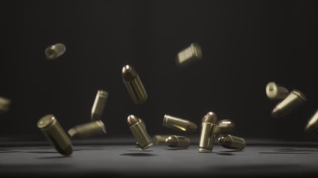 Bullets falling
