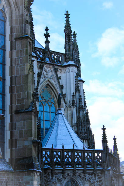The Cathedral of Ulm in Germany on a sunny day in autumn