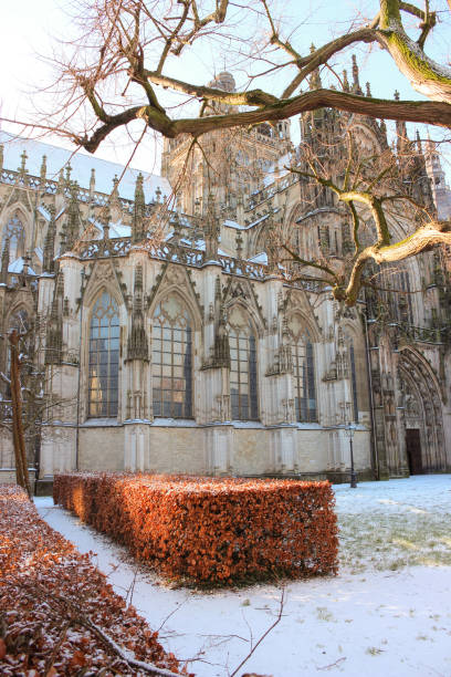 istock St John's Cathedral autumn leaves and snow 2 1982474734