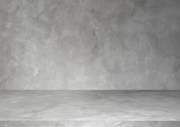 istock Wall concrete cement interior background studio and backdrops show products.with shadow from window color white and dark grey. background for text insertion and presentation product 1982526773