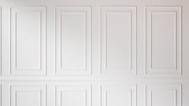 istock Molding walls, interior. White background. 1982543374