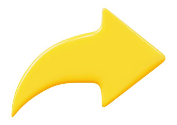 istock 3d share button or icon yellow color and cartoon style. Stock vector illustration on isolated background. 1982557451