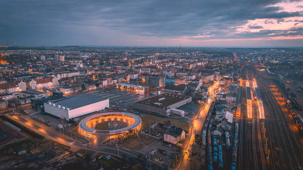 istock Sunset at the city in Poland 1982615931