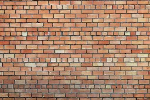 old red brick wall texture background