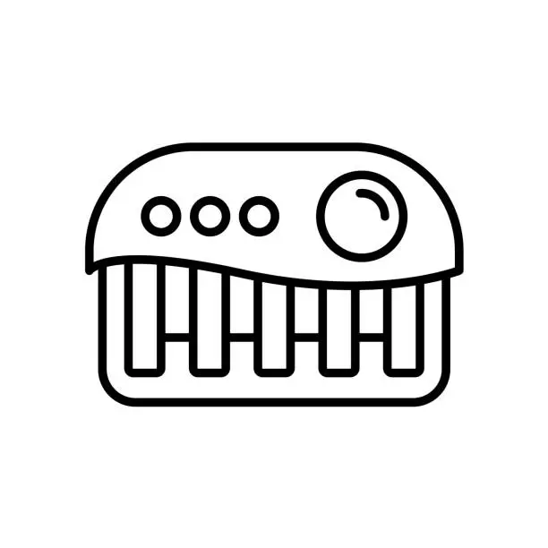 Vector illustration of Piano Icon