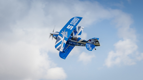 Cosford, UK - 12th June 2022: Stunt aircraft G-JPIT / Rich Goodwin Airshows / Pitts S2S \
