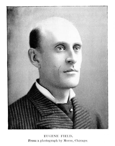 Eugene Field Sr Photo Portrait, Children's Poet and Journalist, 19th Century Literature Portrait of Eugene Field Sr. (September 2, 1850 Missouri – November 4, 1895 Chicago, Illinois) was an American writer, known for children's poetry and humorous essays. Photograph engraving published 1895. The original edition is in my archives. Copyright has expired and is in Public Domain. vintage funny photos stock illustrations