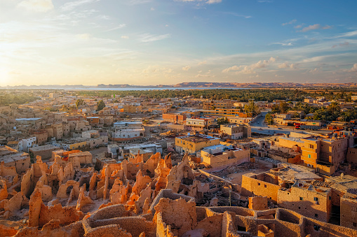 Old Town of Siwa-Oase is a fortress-like settlement on the same hill in the west of Siwa in the Western Desert in Egypt. The settlement offered up to 5,000 people.