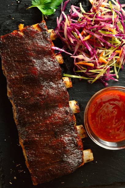 istock Spicy grilled spare ribs 1982867496