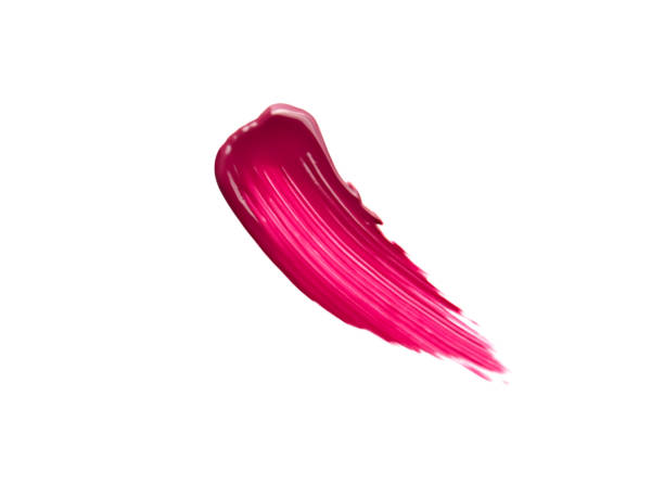 istock smear of liquid purple lipstick on a white background 1982924784