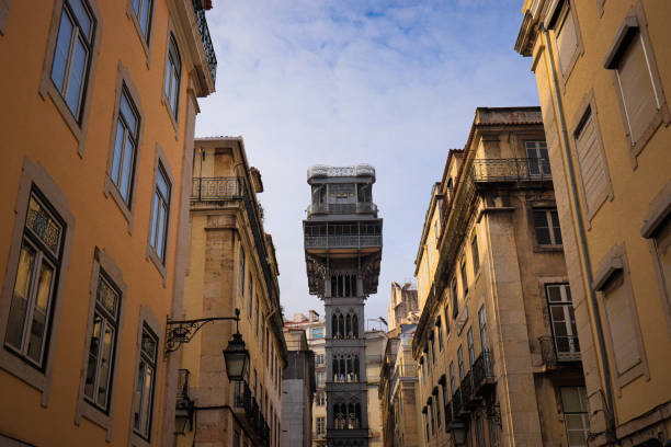 istock Santa Justa Elevator in Lisbon, Portugal 1983010211