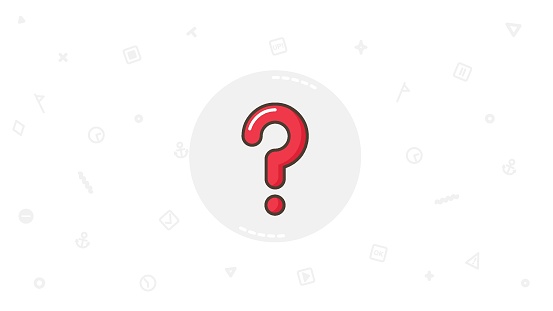 Question Mark, Asking, Q and A, Icon Symbol, Red