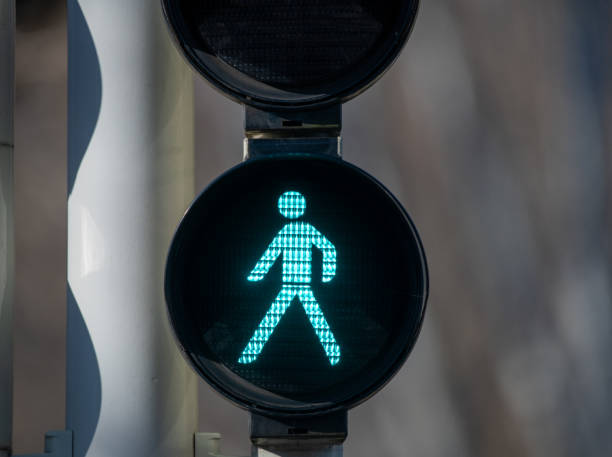 istock Green pedestrian traffic light 1983067820