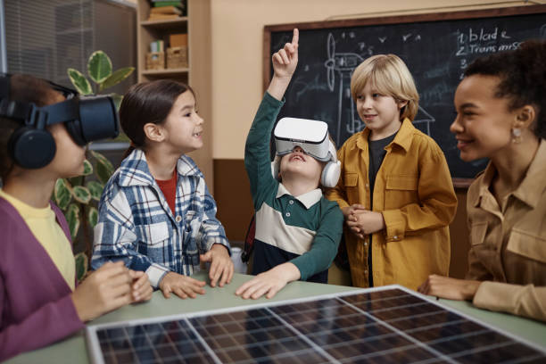 istock Diverse Group of Children in Modern School Class 1983165502