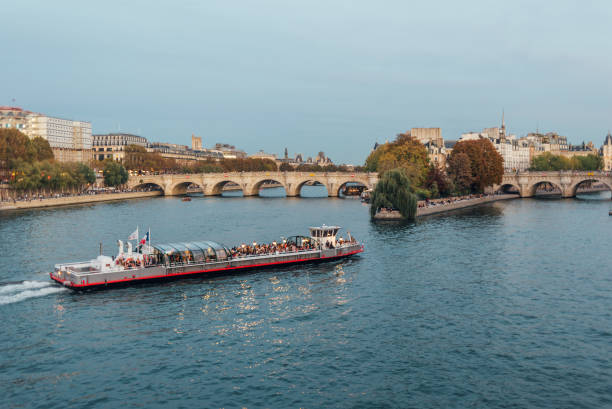 istock Tourist boat on Seine 1983233762