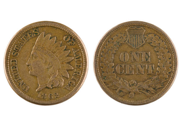 istock Indian Head Penny from 1862, obverse and reverse 1983300582