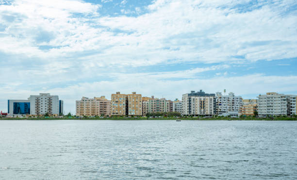 istock Jeddah downtown central district and lake Ar Arbaeen park, Saudi Arabia 1983409477