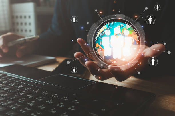 istock Target customer on hand. Target your customer, Marketing target audience, Customer relationship management CRM, buyer personalization engagement, business worldwide client and job recruitment concept. 1983484238