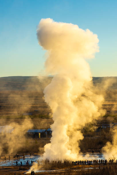 istock Hot spring near Stokkur geyser, Iceland 1983559401