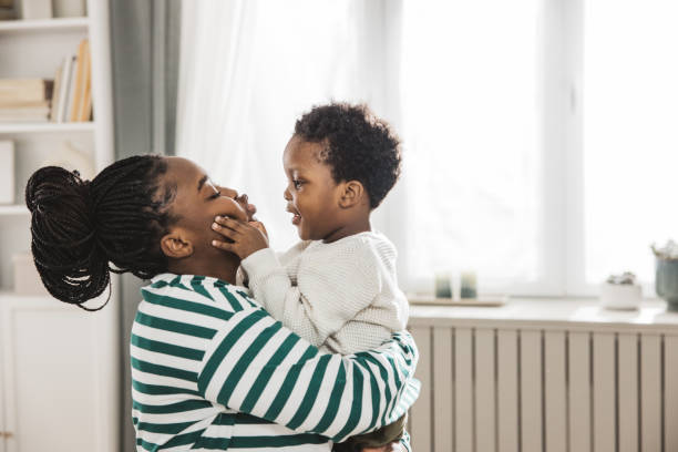 istock Loving mother and son at home 1983605473