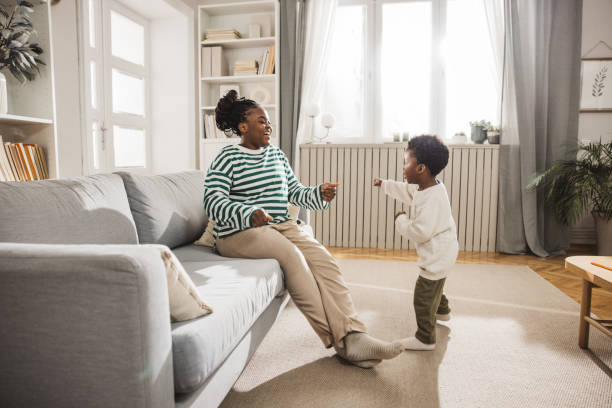 istock Loving mother and son at home 1983606007