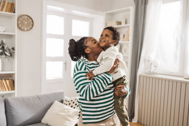 istock Loving mother and son at home 1983612764