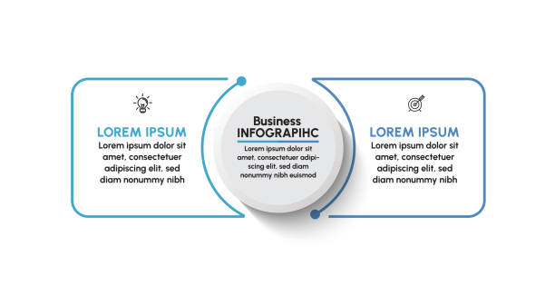 Business data visualization. timeline infographic icons designed for abstract background template Business data visualization. timeline infographic icons designed for abstract background template milestone element modern diagram process technology digital marketing data presentation chart Vector number 2 stock illustrations