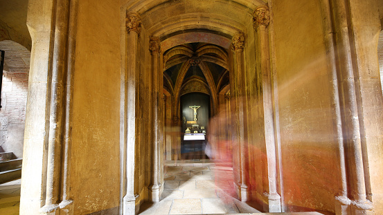 This photo was taken in The Basilica of Saint-Sernin, Toulouse, France