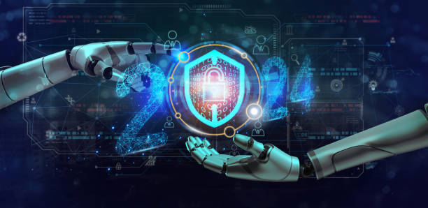 istock AI 2024, Businessman holds internet network security key, Encryption of user personal information, Cyber security and network information data protection of annual business plan 2024. 1983726774