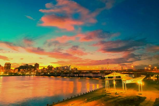 istock Riverview at Sunset, Taipei TAIWAN 1983966252