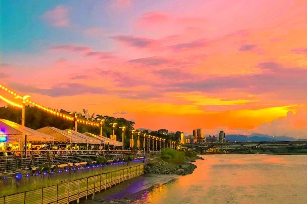 istock Riverview at Sunset, Taipei TAIWAN 1983966254