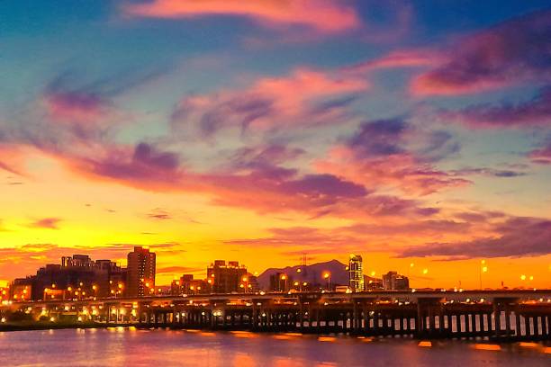 istock Riverview at Sunset, Taipei TAIWAN 1983966257
