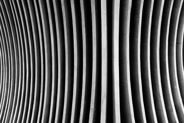 istock Wall decorated with gypsum lines 1984127900