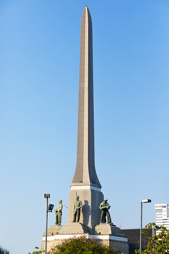 Battle Monument, commemorates the December 26, 1776 Battle of Trenton during American Independence War, dedicated in 1893, Trenton, New Jersey, USA