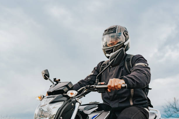 istock Motorcyclist on the way 1984171704