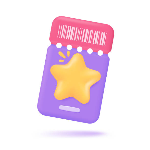 istock golden star gift voucher Offer special discounts on product sales. 3D Vector Illustration. 1984246522