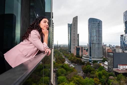 Business woman in Mexico city