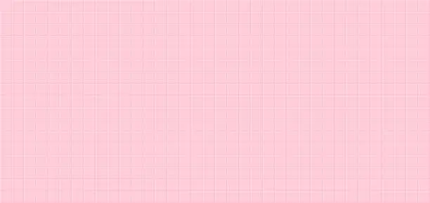 Vector illustration of Pink tile wall texture background. Abstract geometric pattern