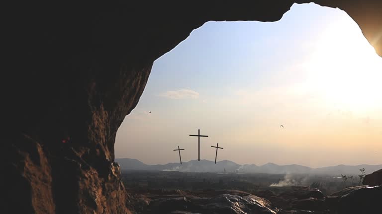 Tomb, Jesus Christ, Empty, No People, Backgrounds, Jesus Christ, Easter, Tomb, Resurrection - Religion, Religious Cross