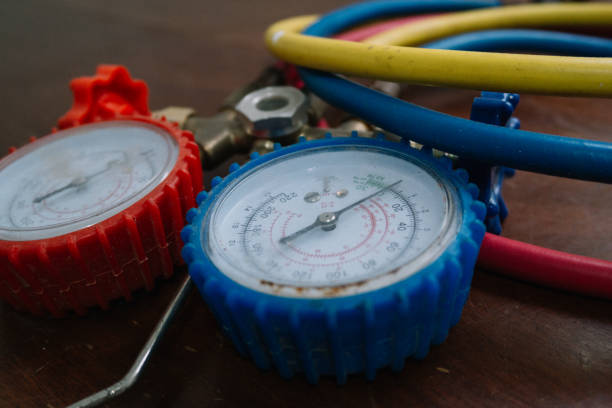 manifold air condition gauge
