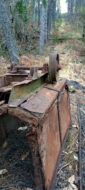 istock Iron mine ruin, the Vans forest, Banne carriage 1984522366