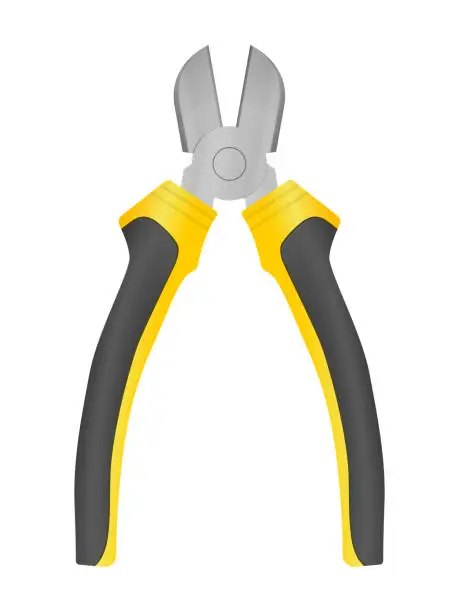 Vector illustration of Pliers