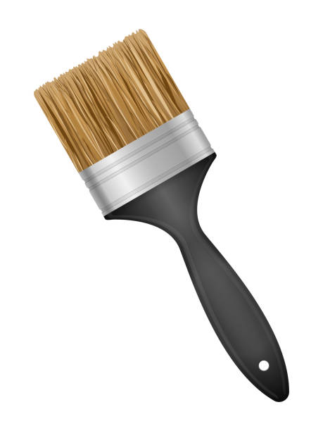 Paint brush vector art illustration