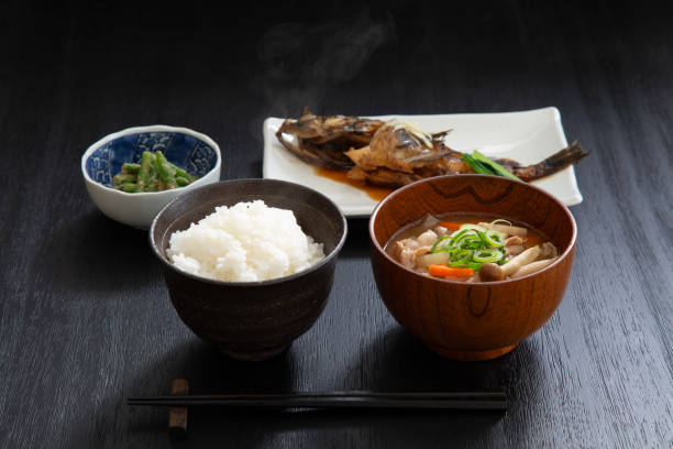istock Pork soup set meal, a popular Japanese meal 1984619970