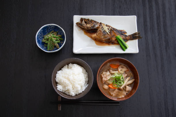 istock Pork soup set meal, a popular Japanese meal 1984619971