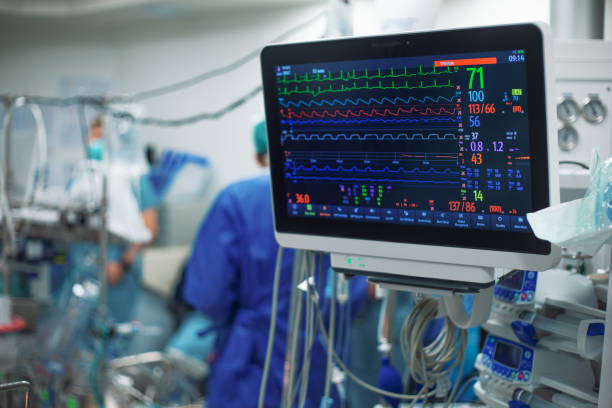 istock Patient monitoring screen in a operating room 1984695510