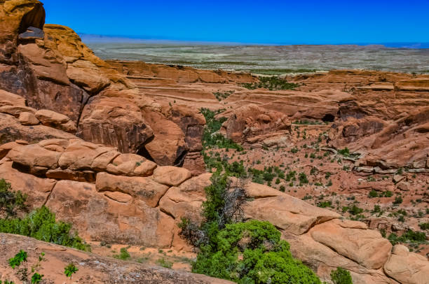 istock Eroded landscape, Arches National Park, Moab, Utah, US 1984695885