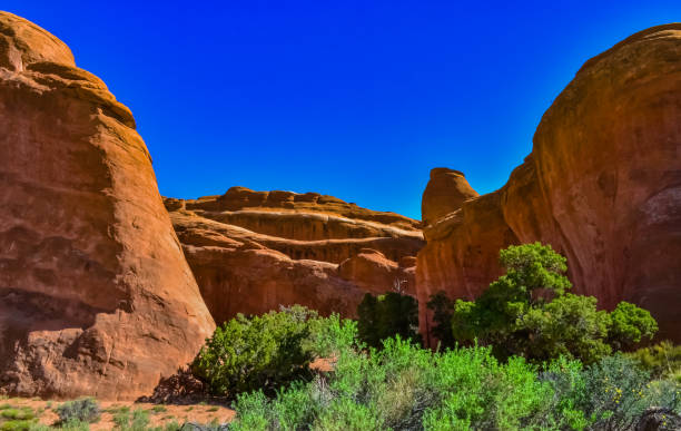 istock Eroded landscape, Arches National Park, Moab, Utah, US 1984710626