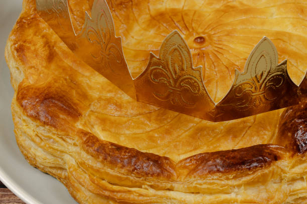 istock king cake and crown, close-up 1984753826