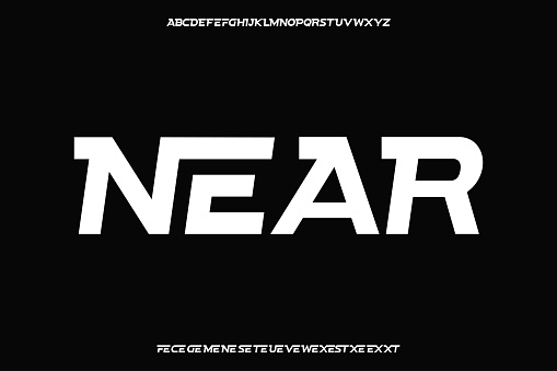 Display alphabet font vector design suitable for headline, poster,